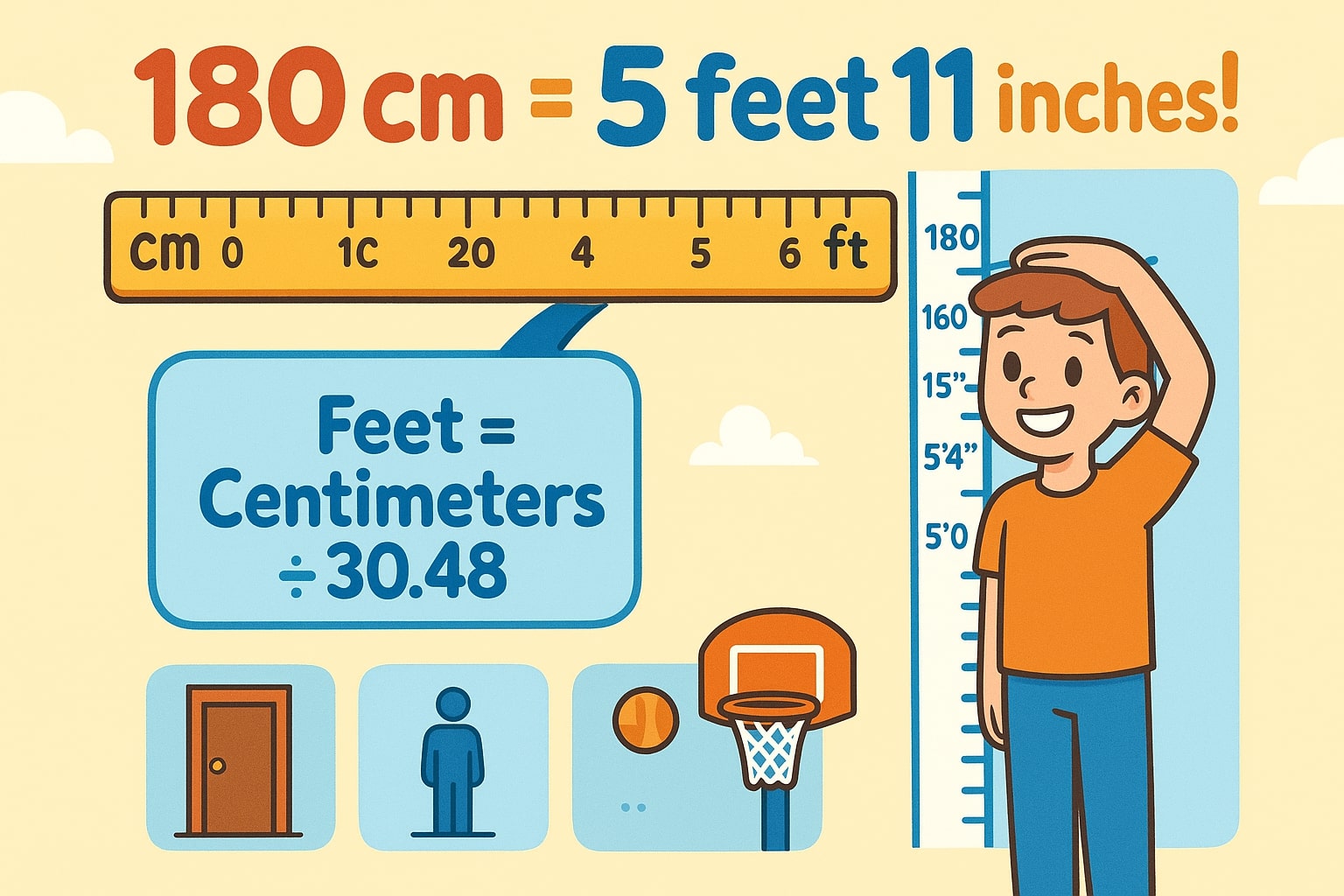 センチメートルからフィート変換ツール 1