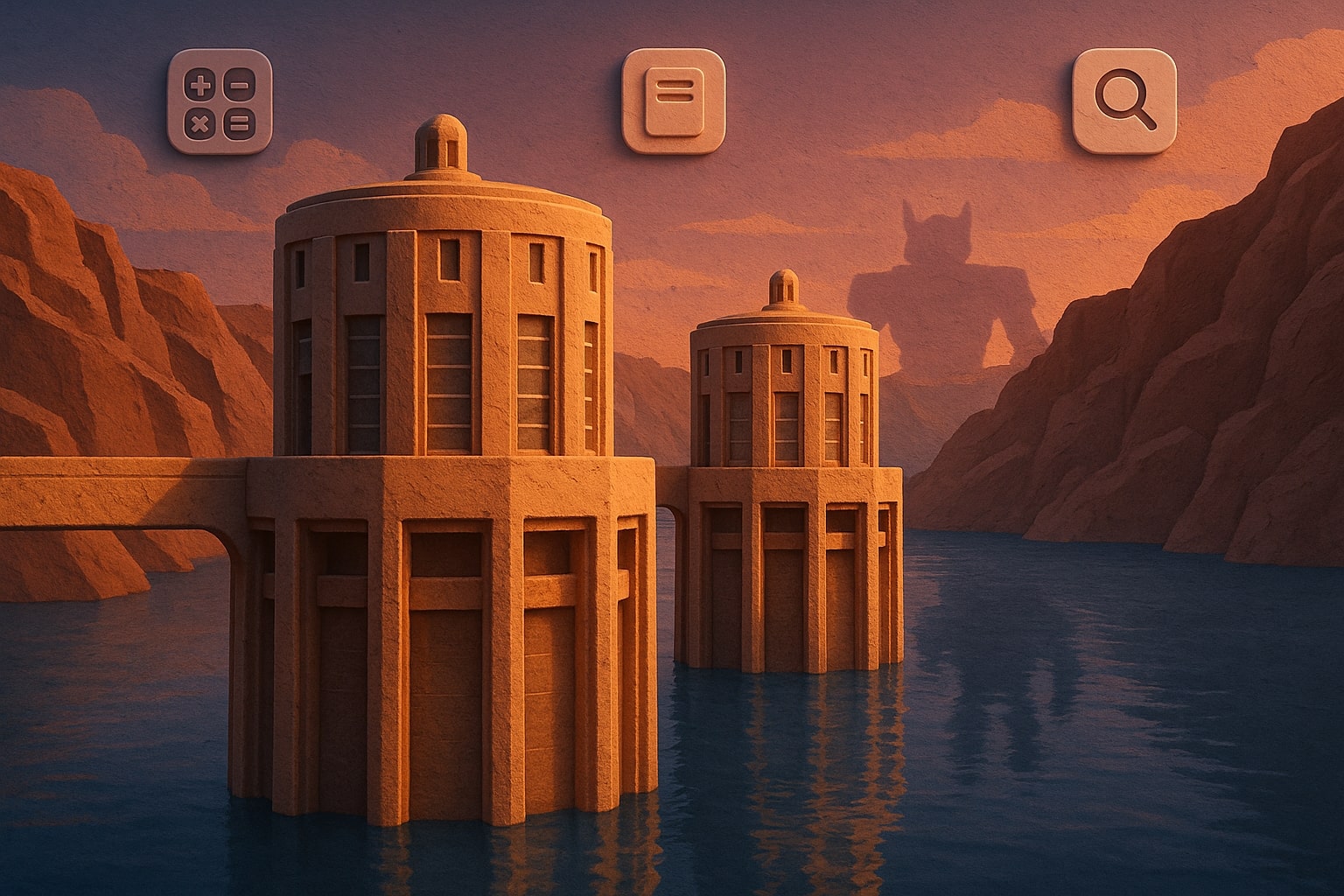 コンクリート管計算ツールが入力項目と即時結果で問題解決を支援する様子を示した画像