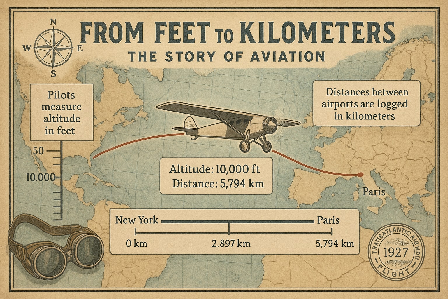フィートからキロメートル 2