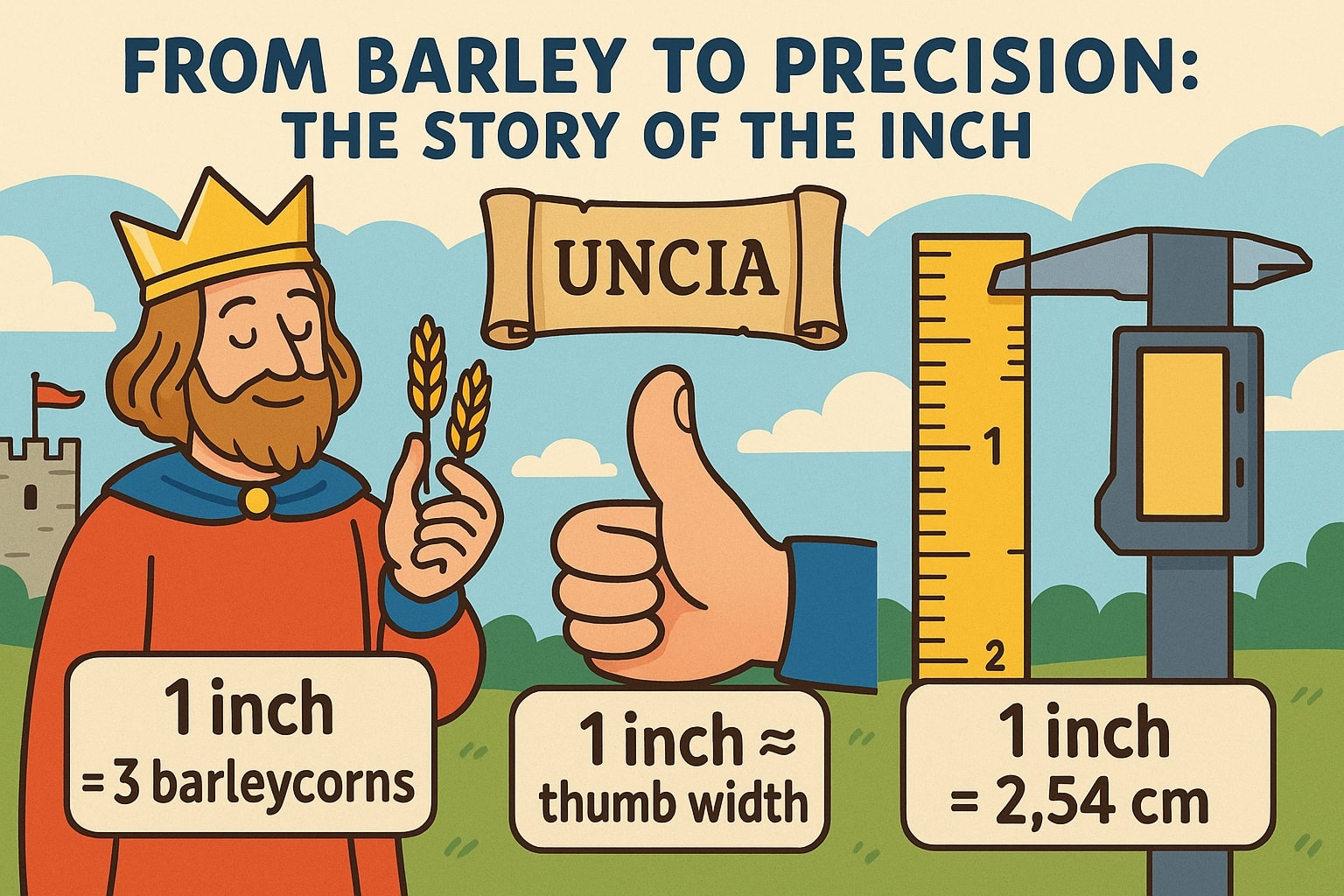 メートルからインチの変換 2