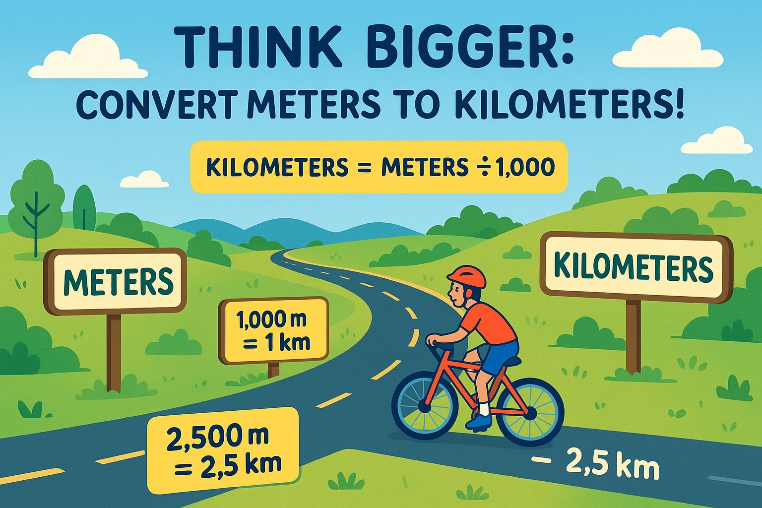 Meters to Kilometers 1