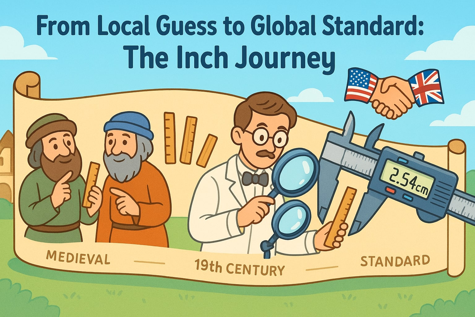 ミリメートルからインチへの変換 2