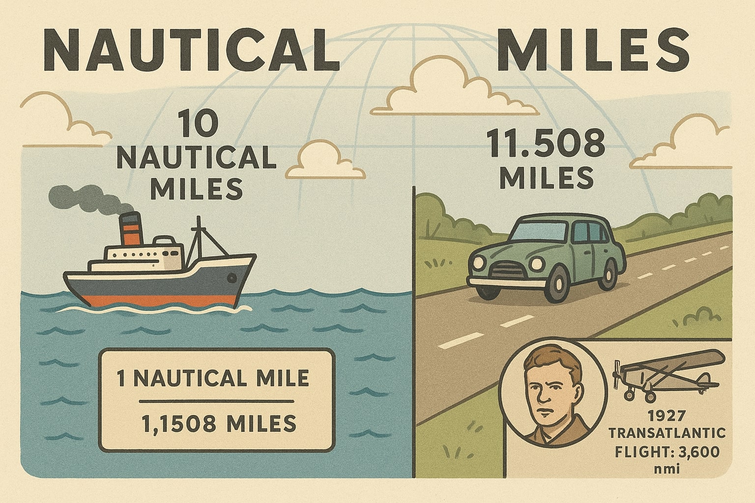 Nautical miles to Miles 1