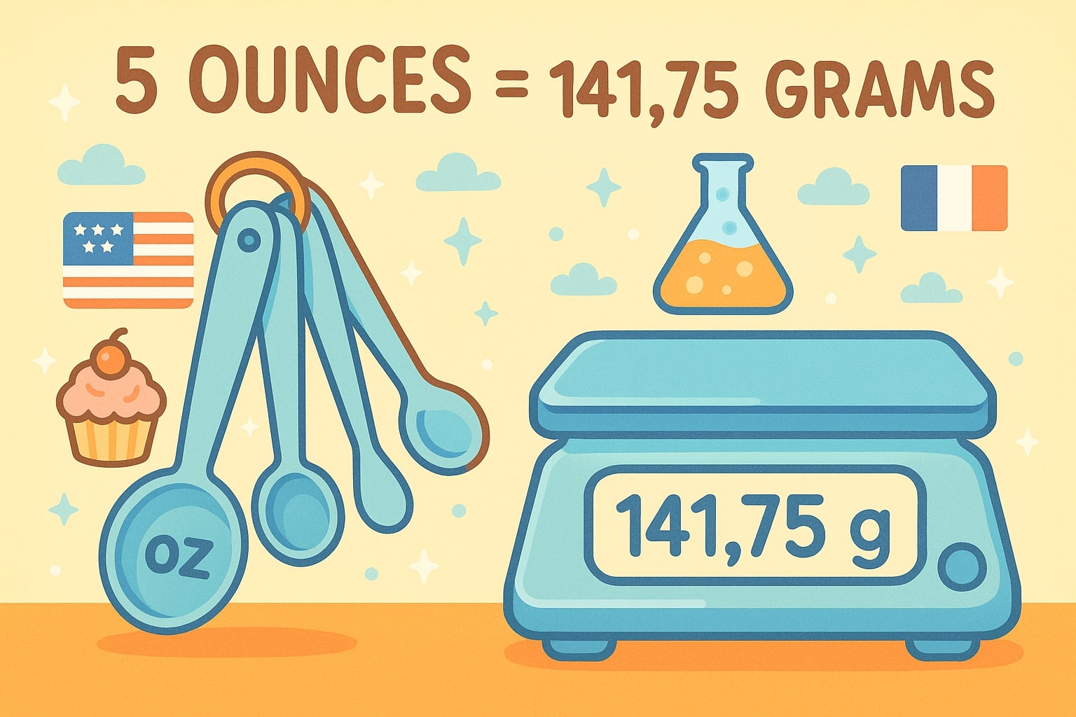 オンスからグラムへの変換ツール