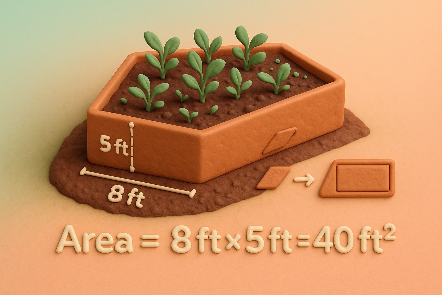 平行四辺形平方フィート面積計算ツール