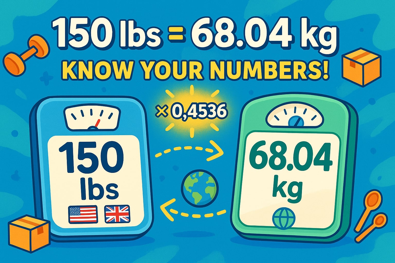 ポンドからキログラム換算ツール