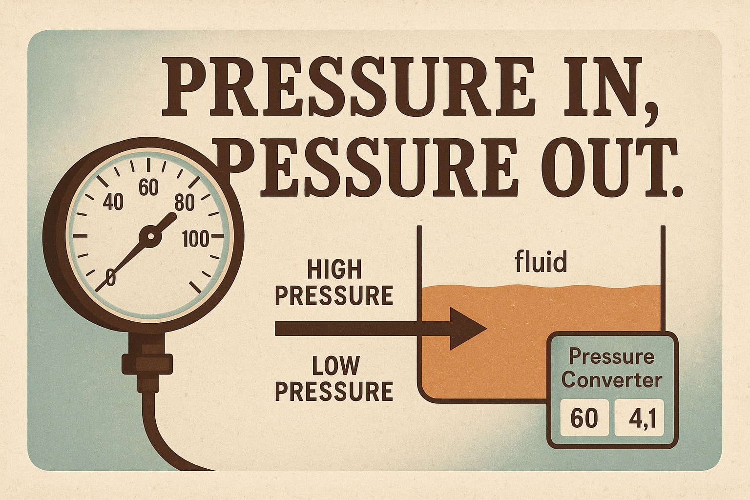 圧力変換ツール