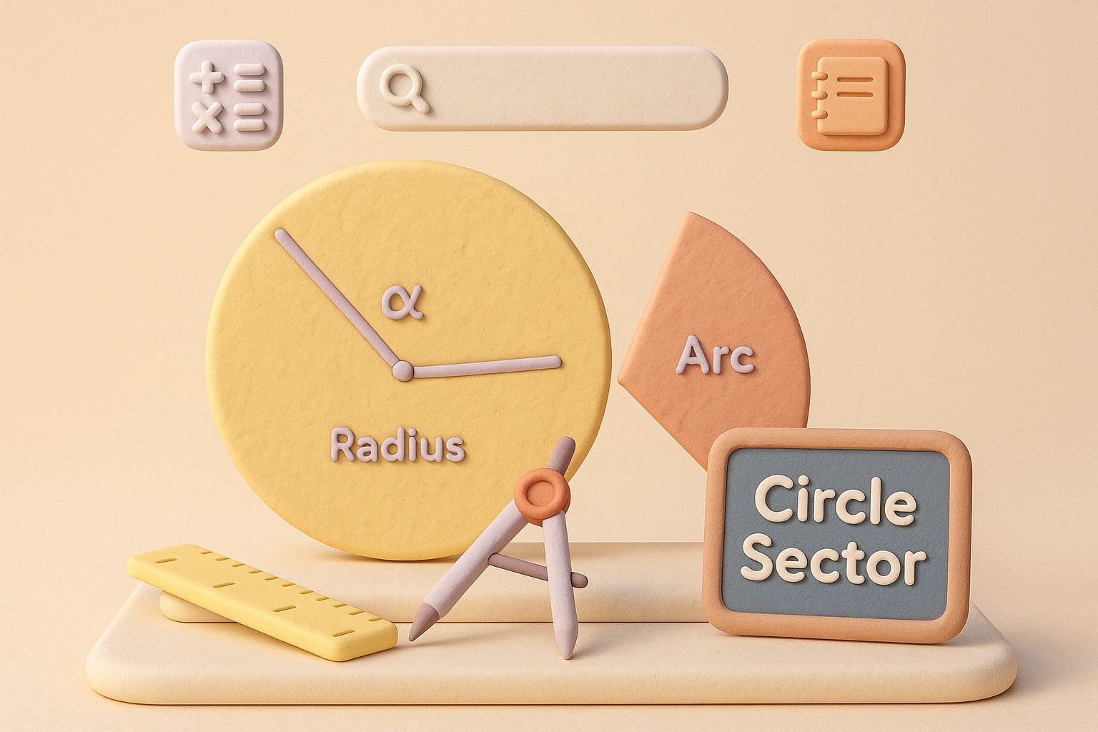 半円の面積計算ツールの使い方を示し、入力フィールドと即時結果で問題解決を支援します。