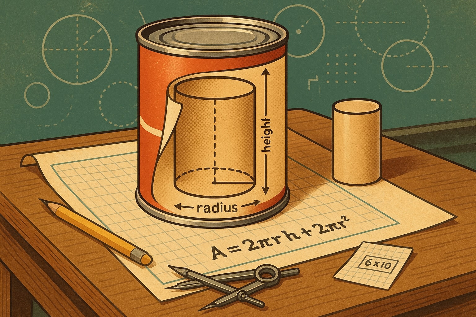 円柱表面積計算ツール