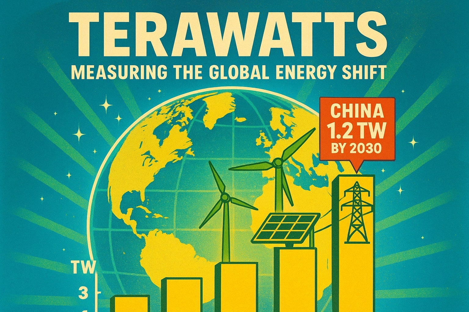 キロワットからテラワットの変換ツール