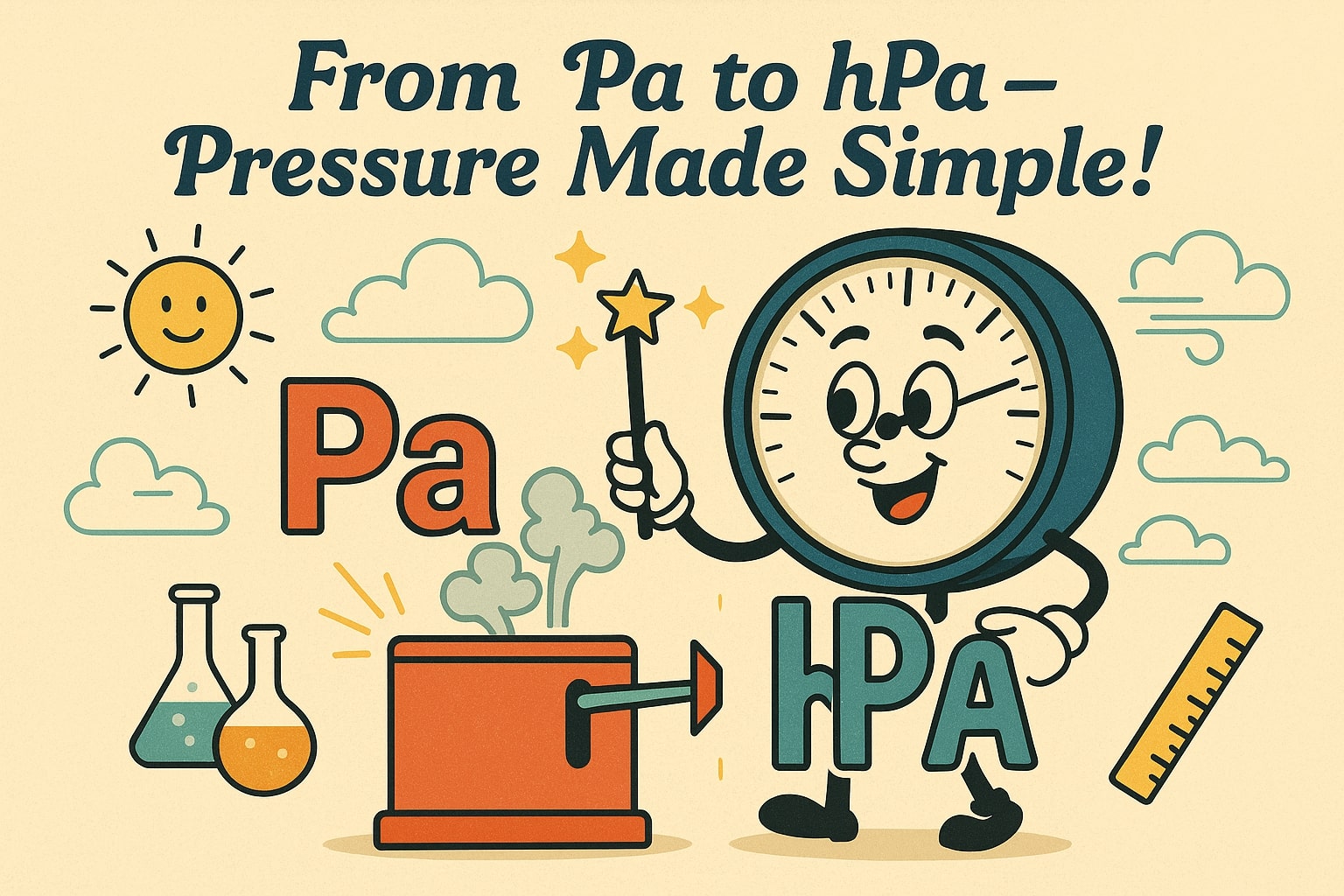 パスカルからヘクトパスカルへの変換ツール