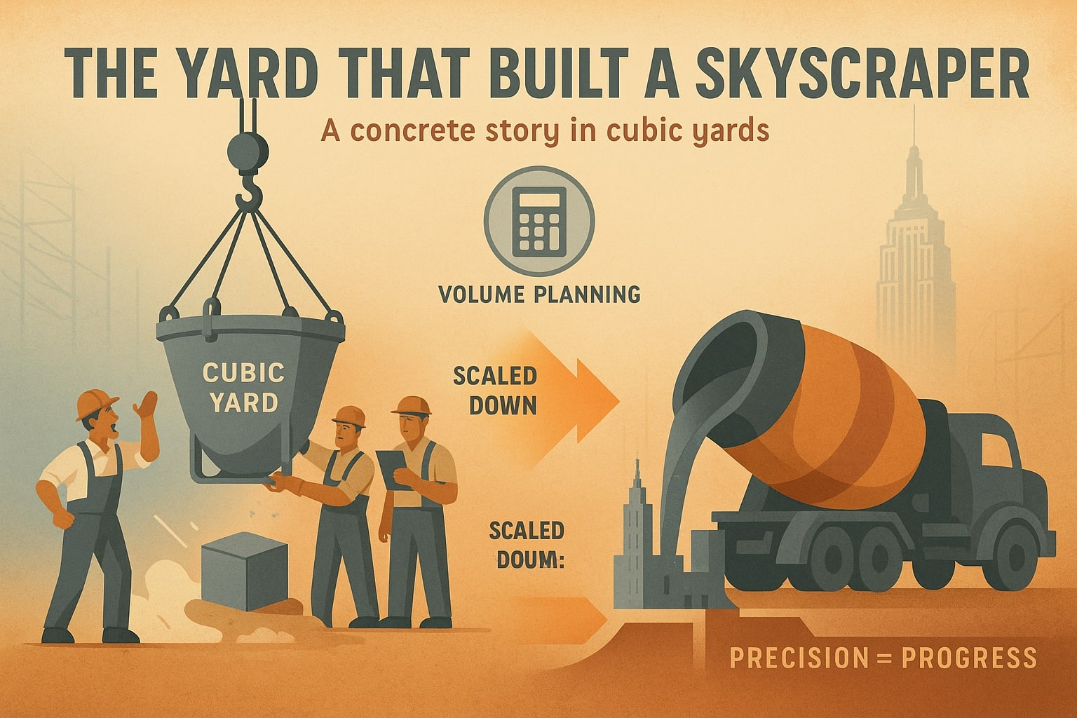 立方ヤードから立方インチへの換算ツール