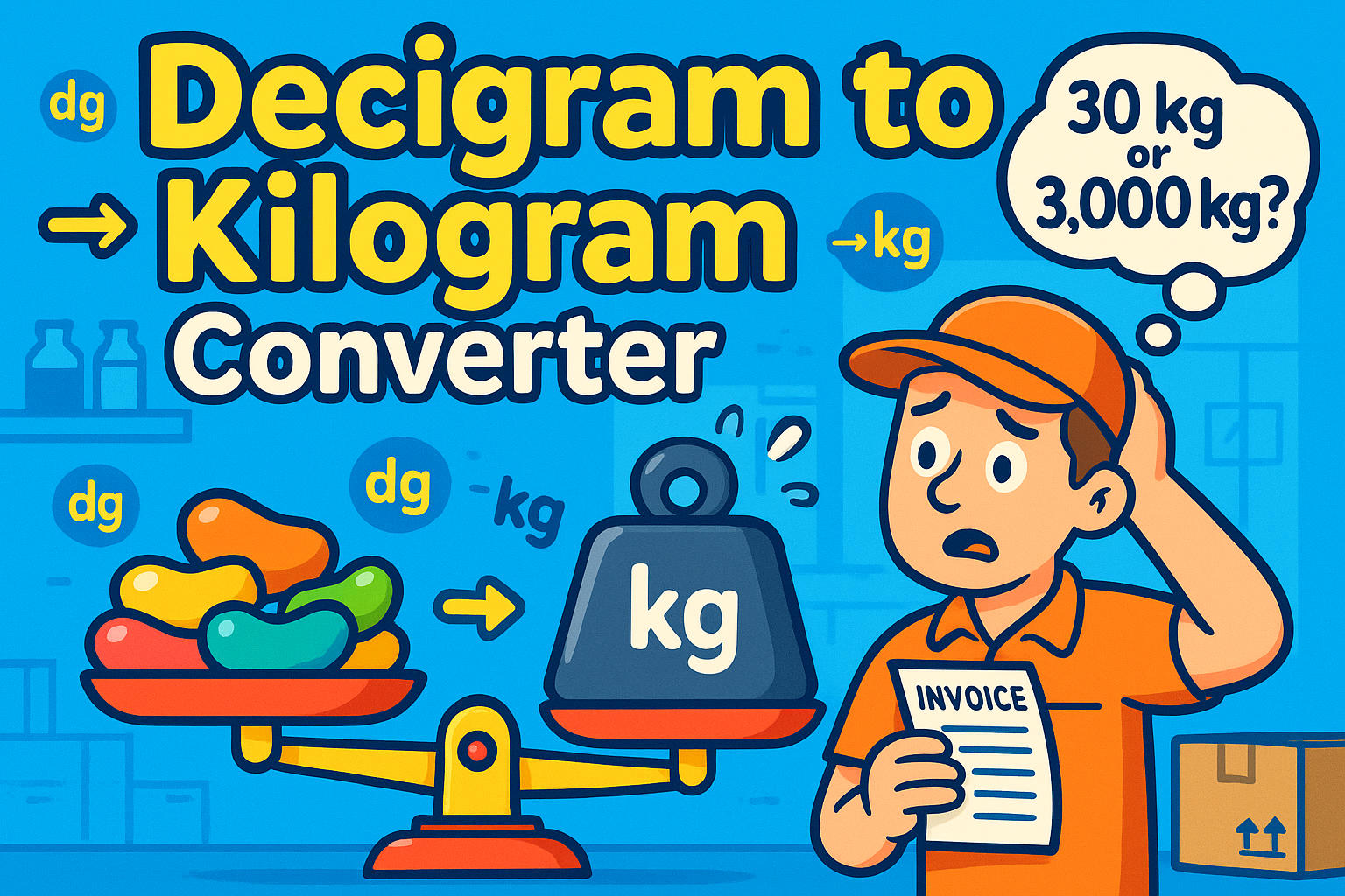 Decigrams to Kilograms Converter