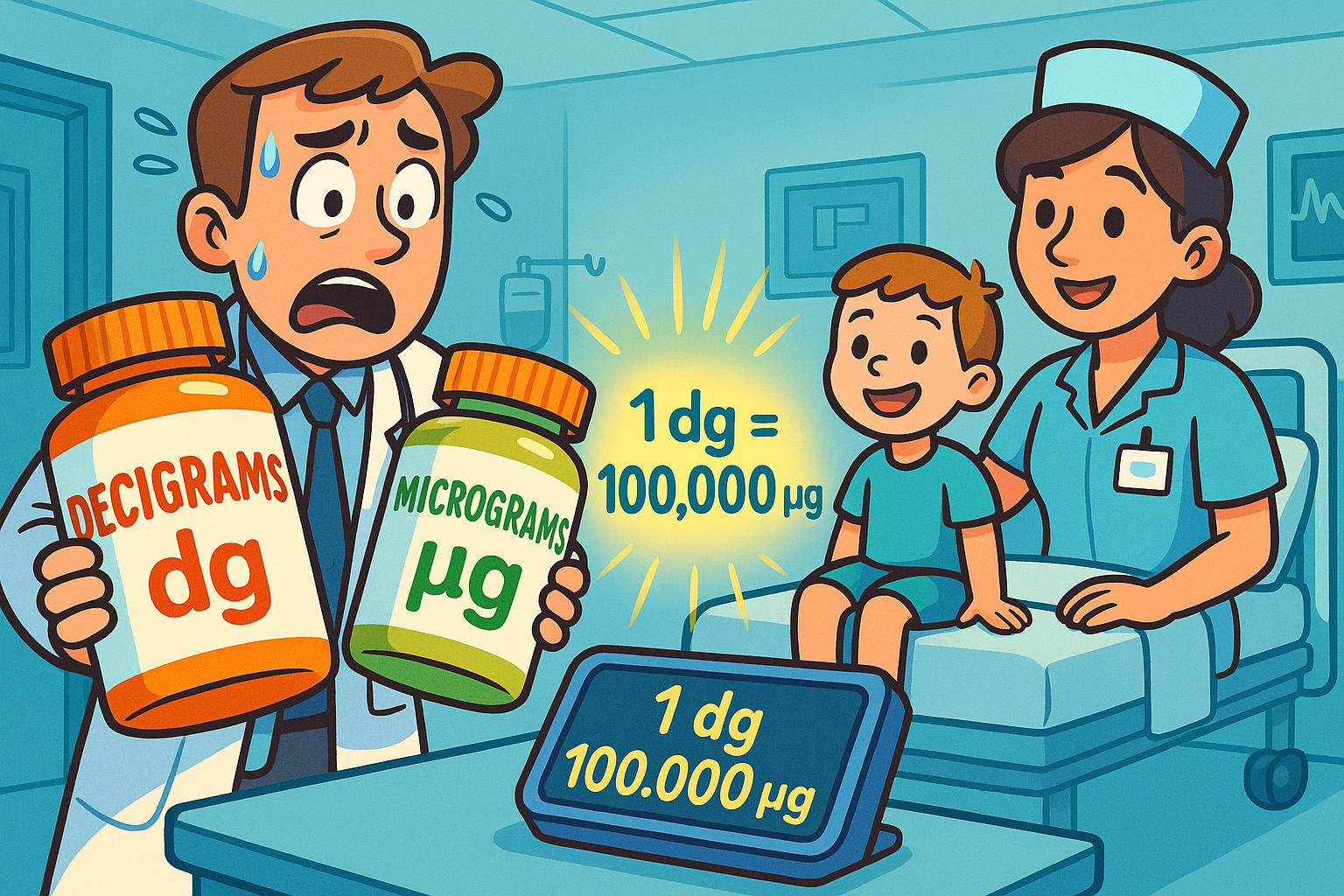 デシグラムからマイクログラム変換ツール