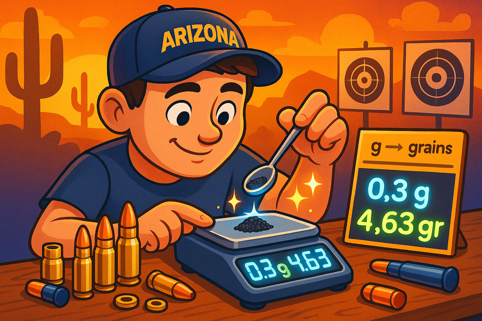 グラムからグレイン変換ツール