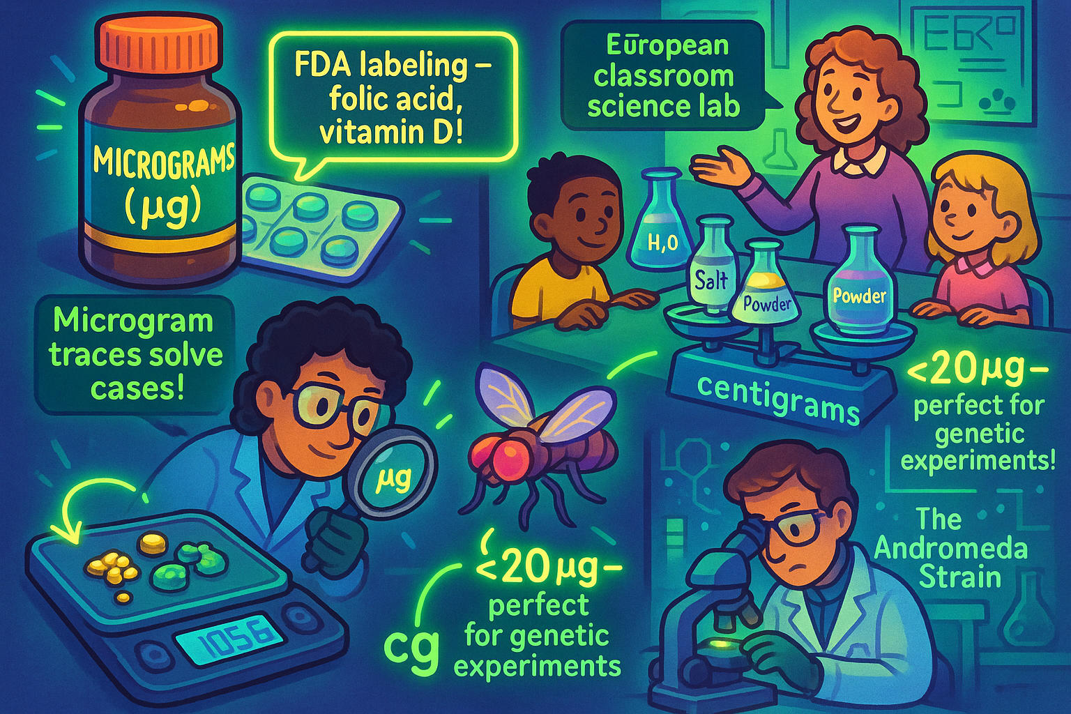 マイクログラムからセンチグラムへの変換ツール