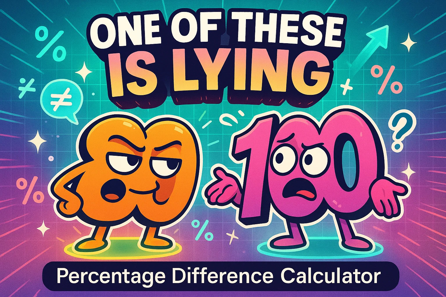 パーセンテージ差異計算ツール