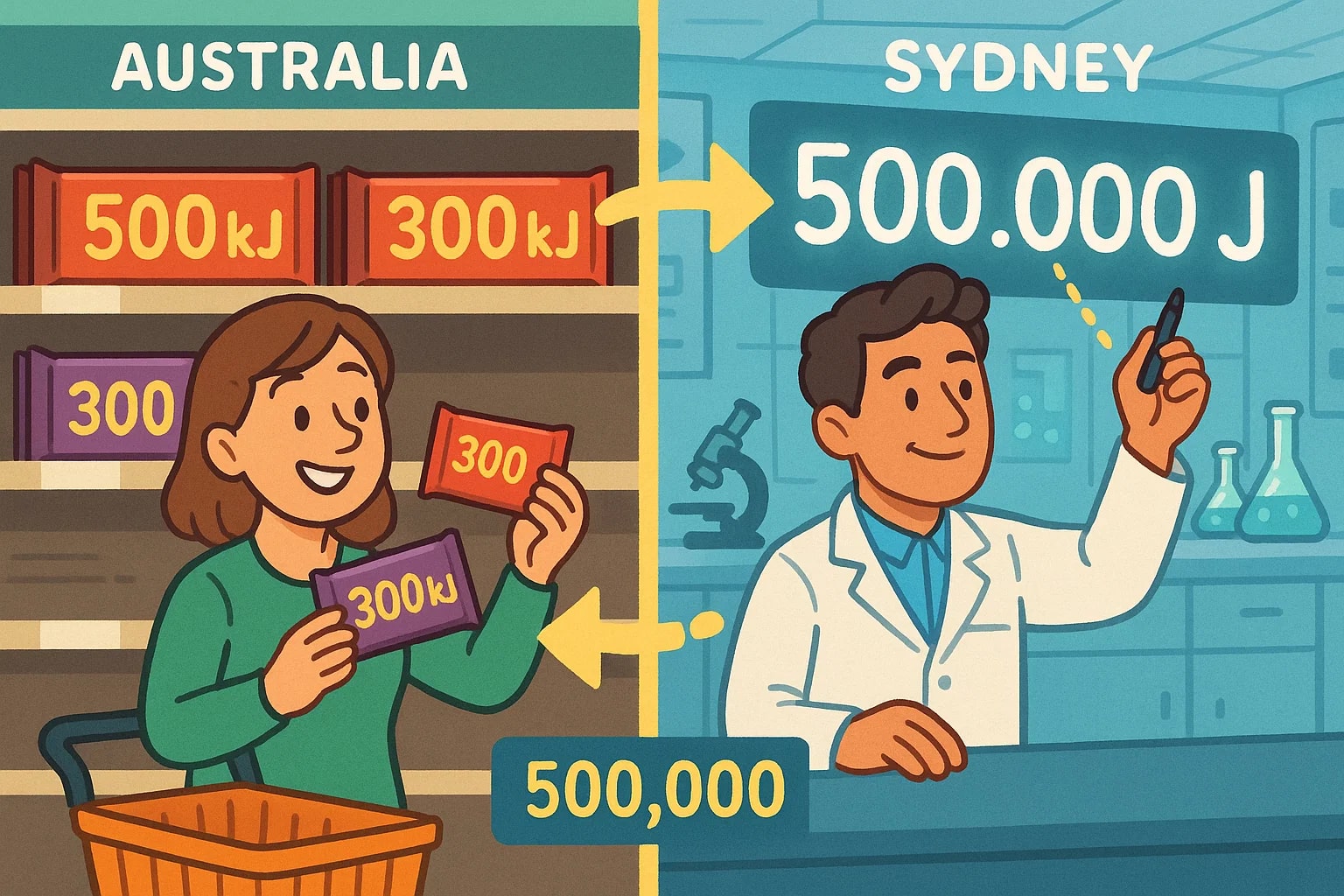 キロジュールからジュールへの変換ツール