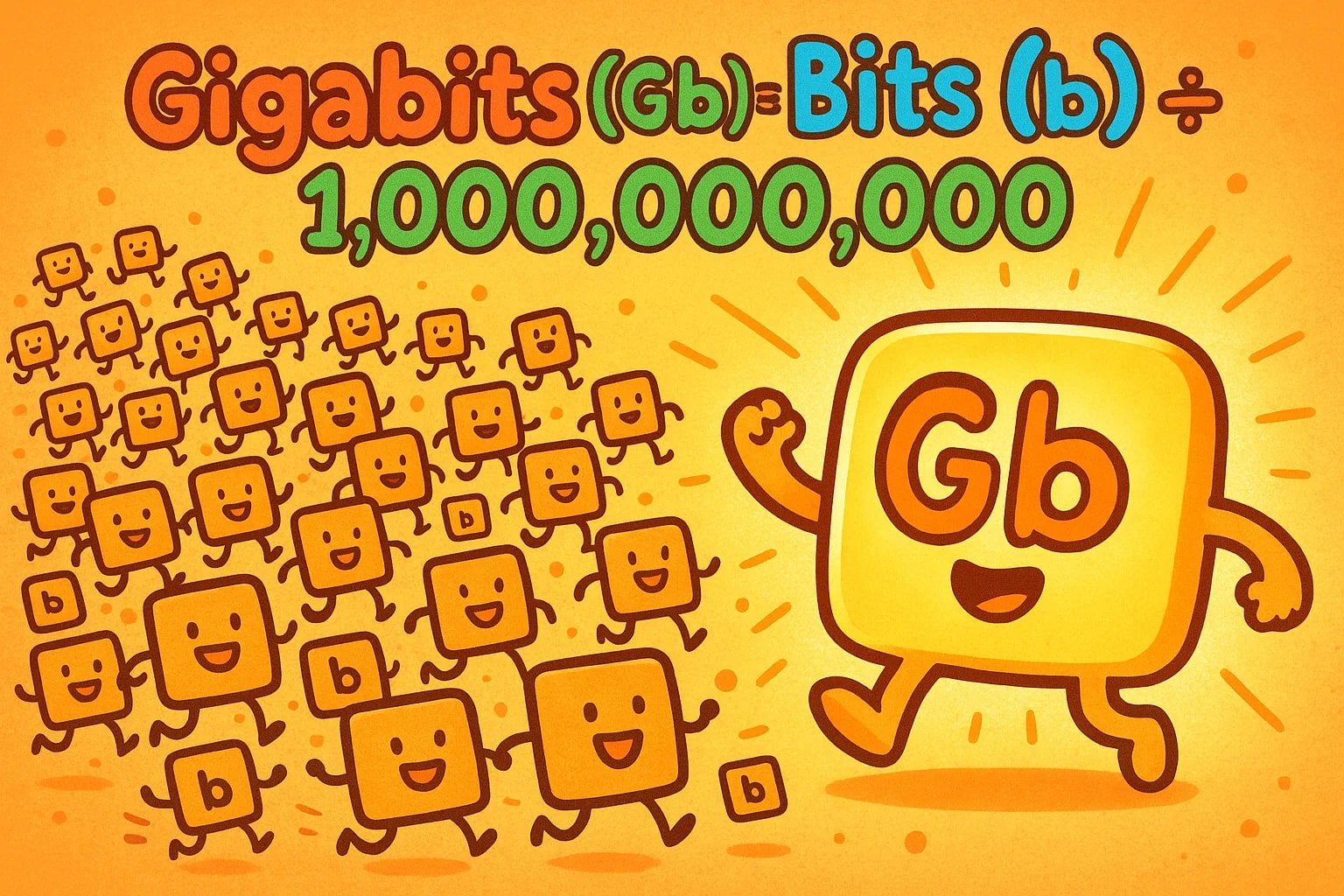 ビットからギガビットへの変換ツール