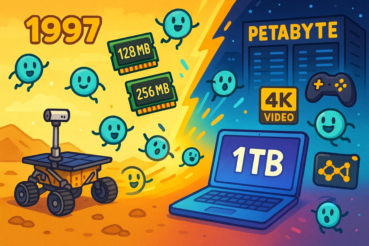 ビットからテラバイトへの変換ツール