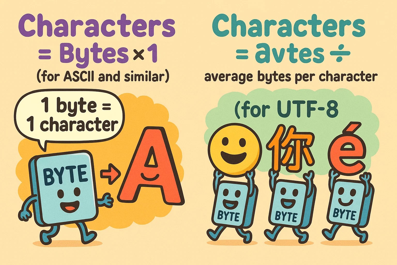 バイトから文字への変換ツール