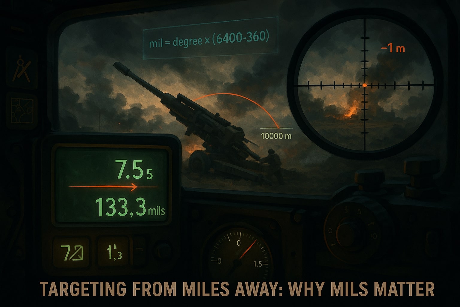 Degrees To Mils Converter