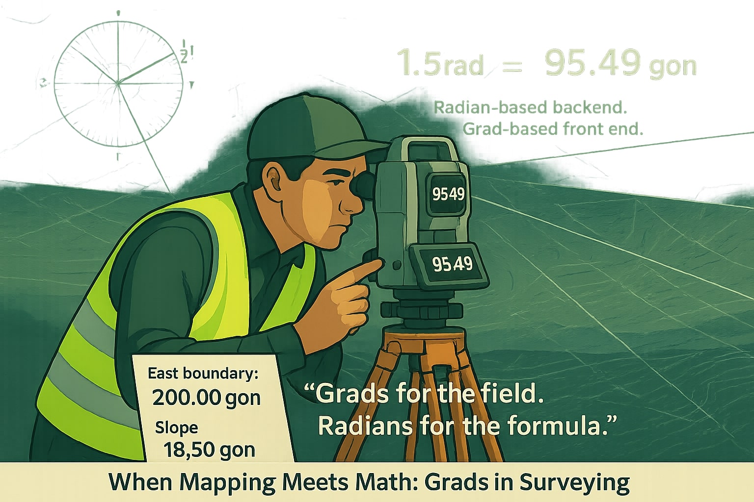 グラッドからラジアンの変換ツール