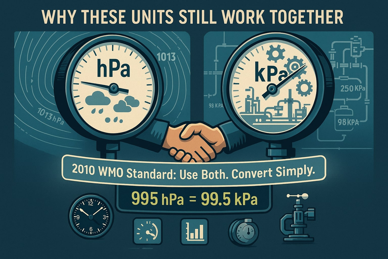 ヘクトパスカルからキロパスカル変換ツール