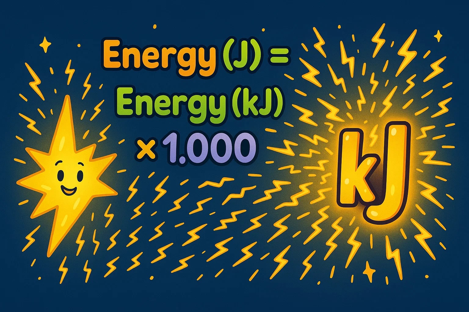 ジュールからキロジュール変換ツール