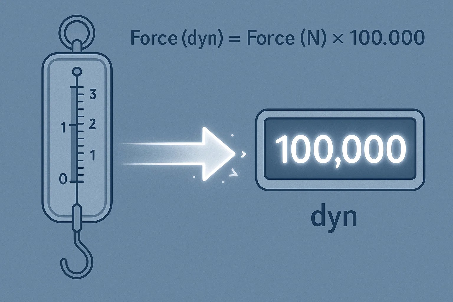 ニュートンからダインへの変換ツール
