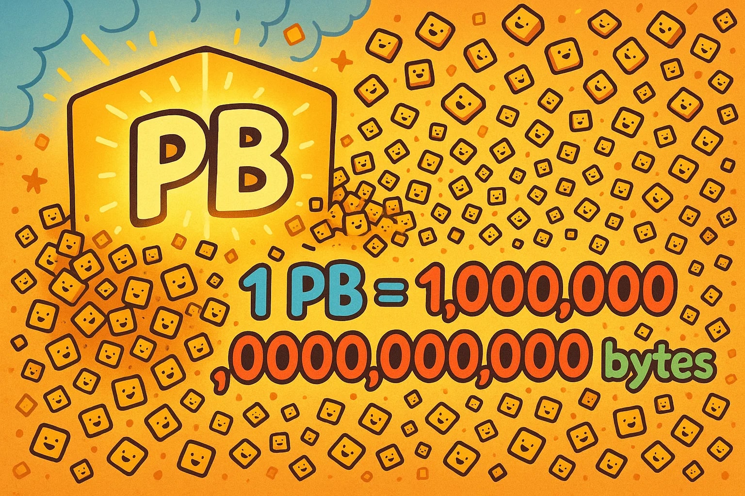 ペタバイトからバイト変換ツール