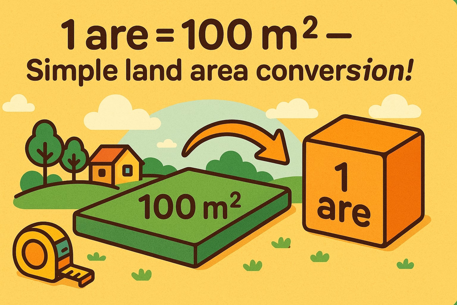 平方メートルからアールへの換算ツール