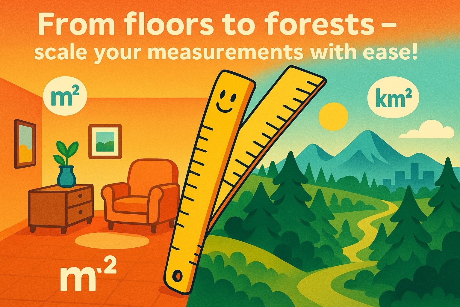 平方メートルから平方キロメートルへの変換ツール