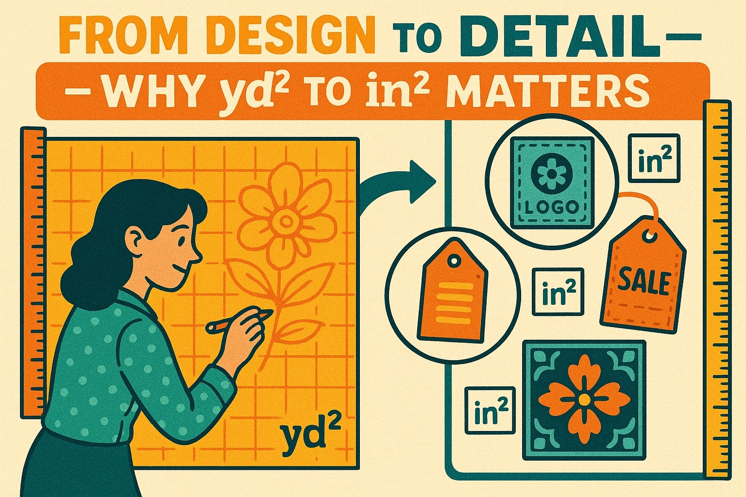 平方ヤードから平方インチへの換算ツール