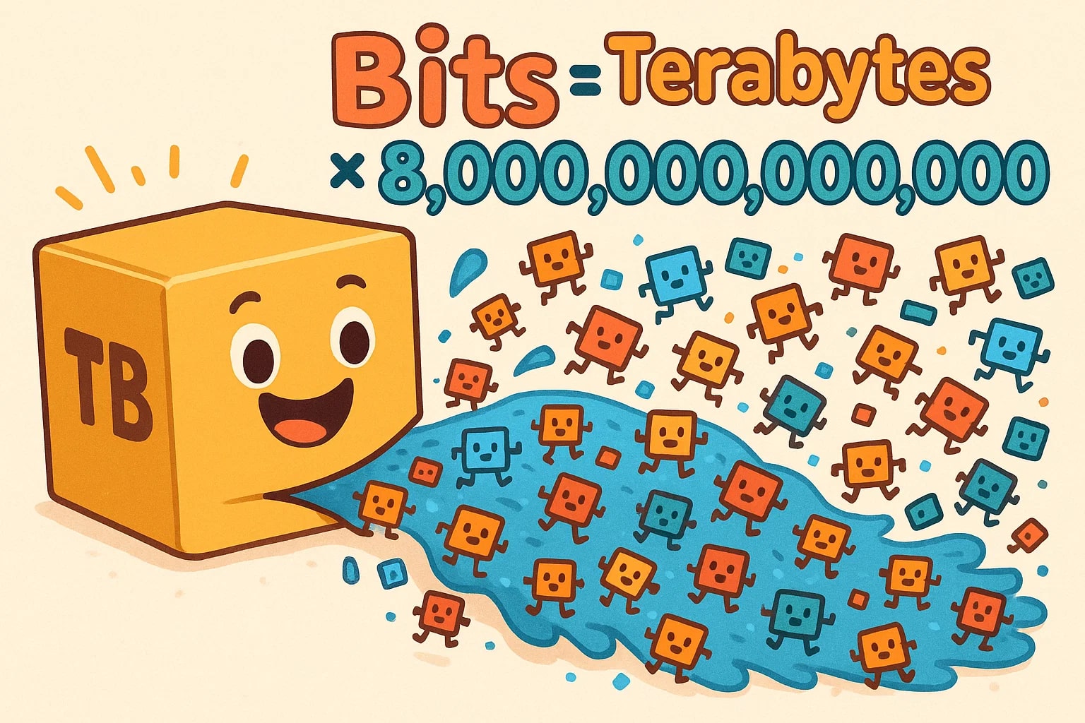 テラバイトからビットへの変換ツール