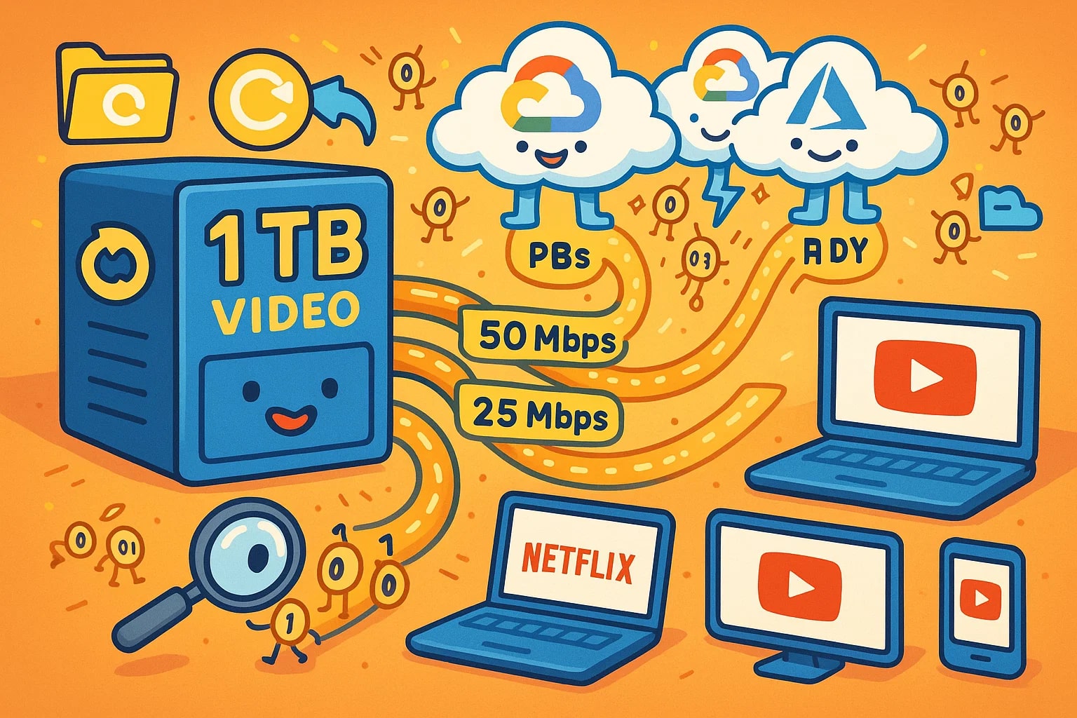 テラバイトからビットへの変換ツール