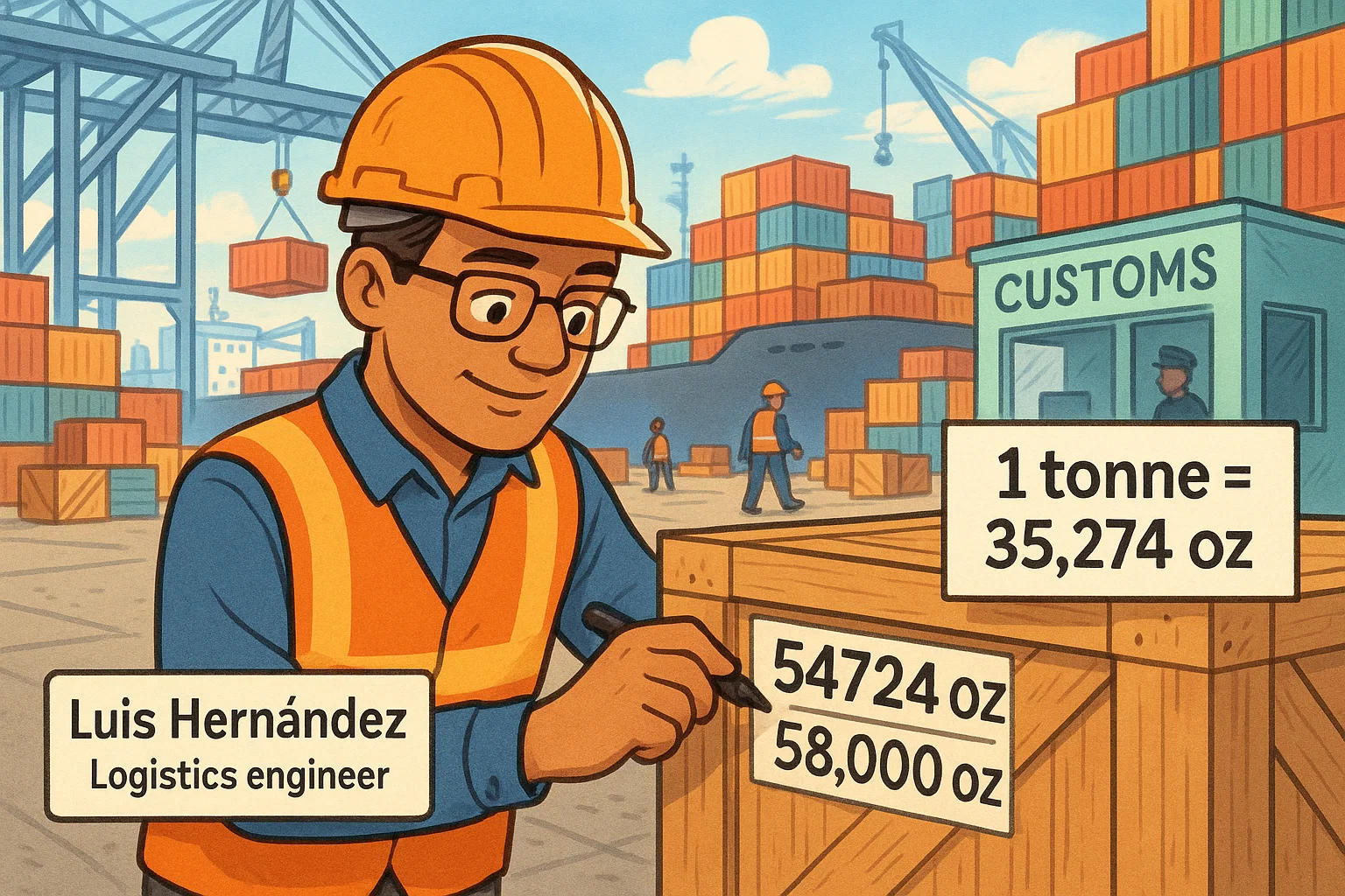 トンからオンスへの変換ツール