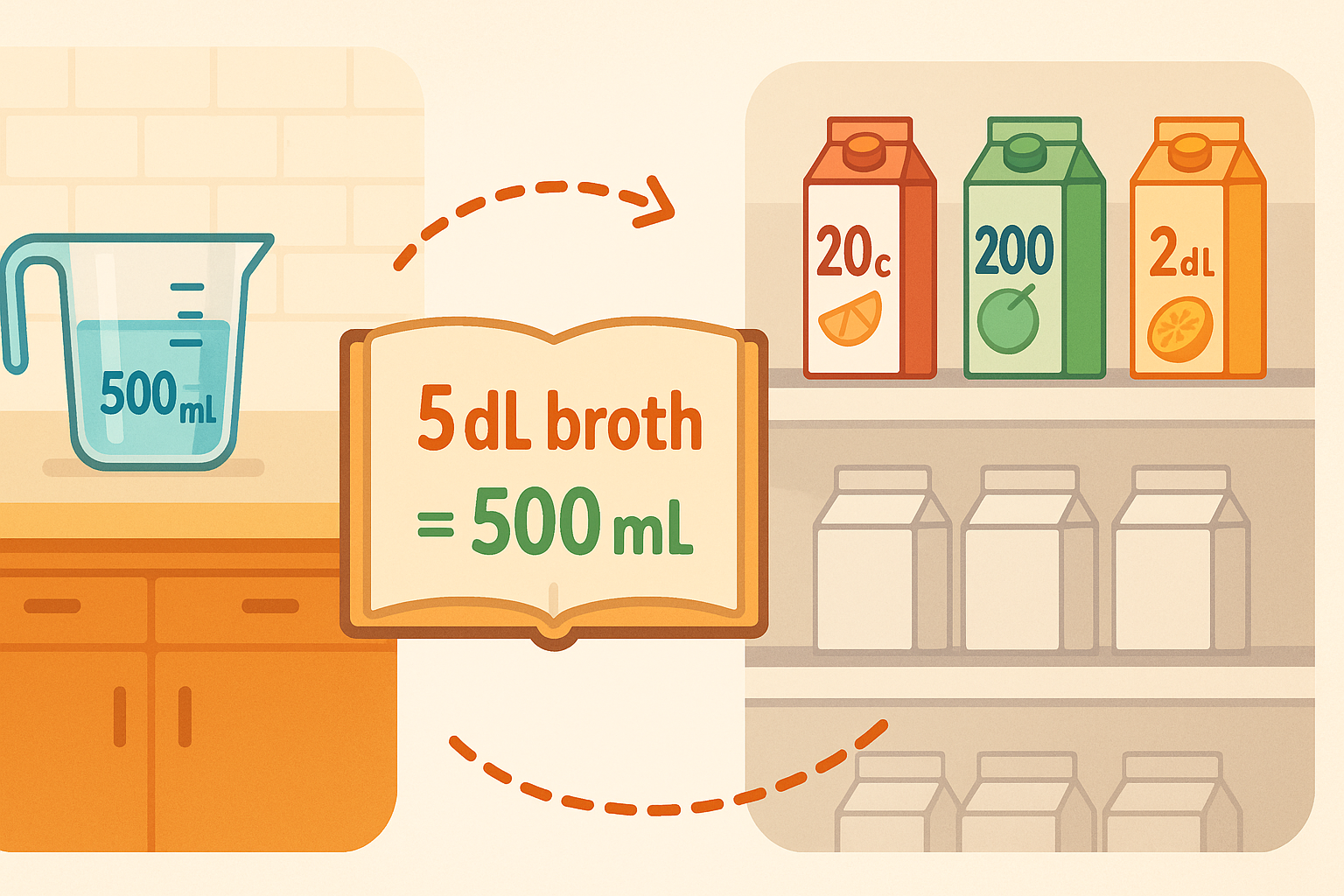 ミリリットルからデシリットルへの換算ツール