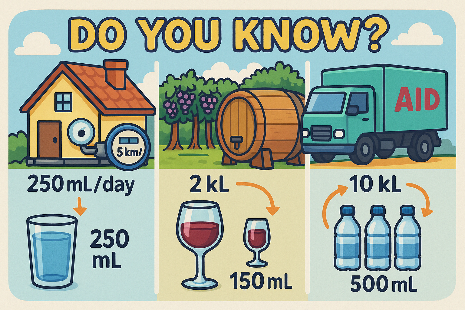 ミリリットルからキロリットルへの換算ツール