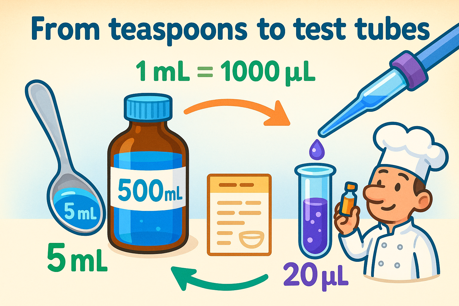 ミリリットルからマイクロリットルへの換算ツール