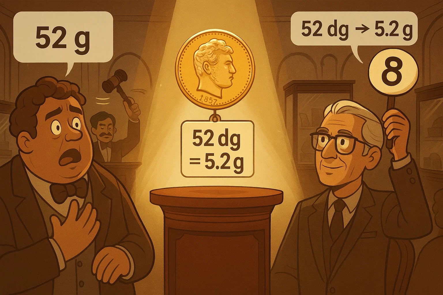 デシグラムからグラム換算ツール