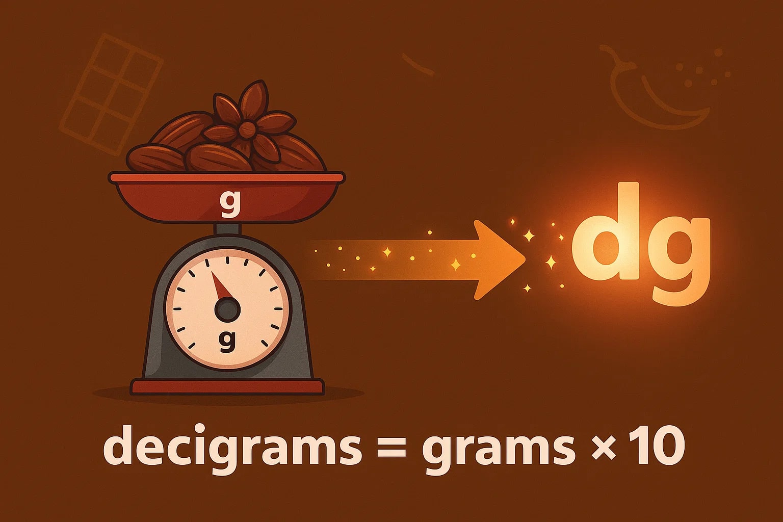 グラムからデシグラム変換ツール