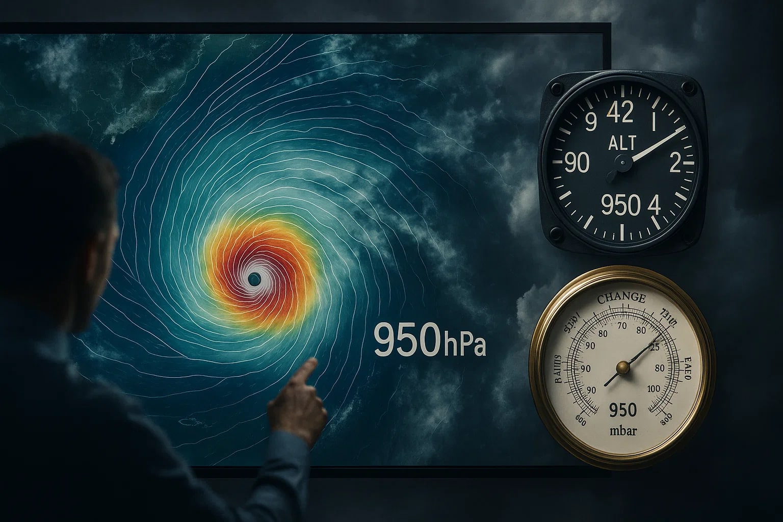 ヘクトパスカルからミリバール変換ツール