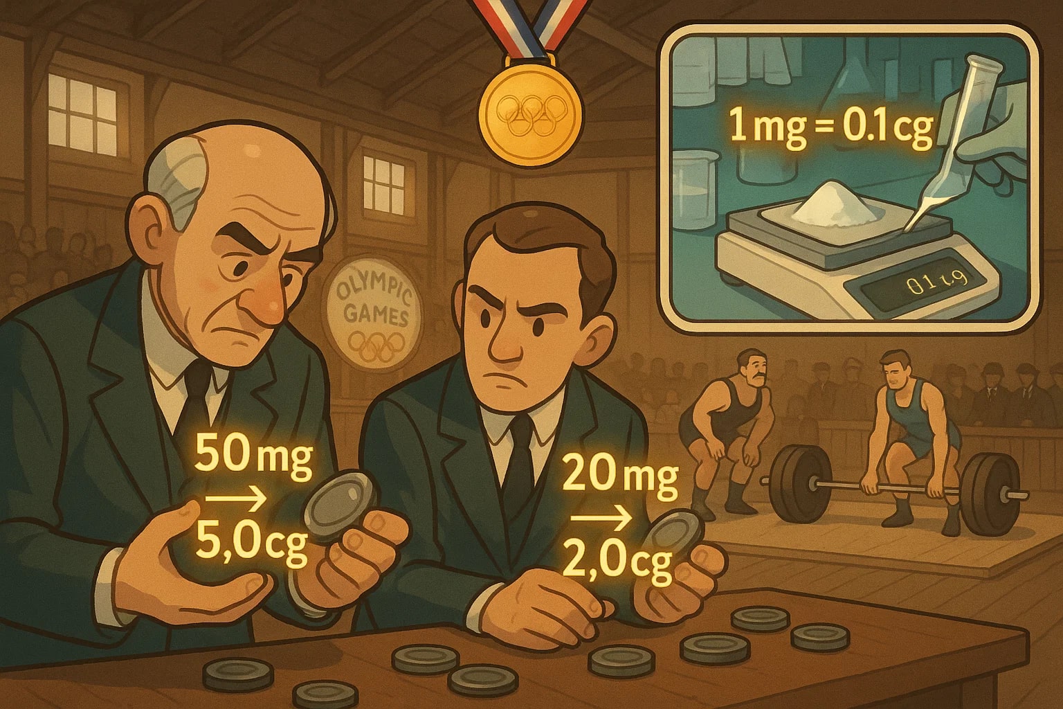 ミリグラムからセンチグラムへの変換ツール