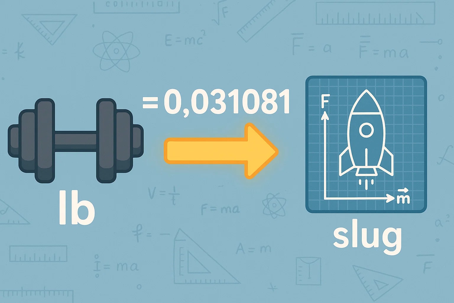 ポンドからスラッグへの変換ツール
