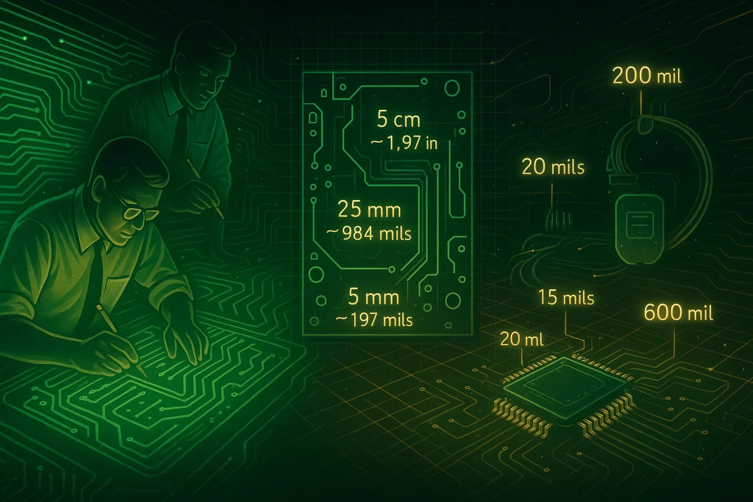 センチメートルからミルへの変換ツール