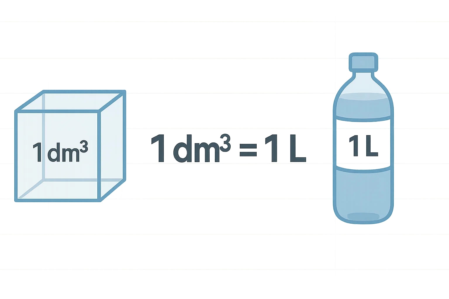 立方デシメートルからリットル換算ツール