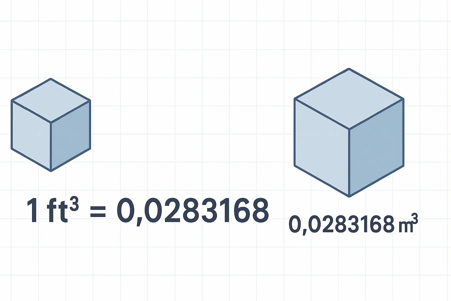 立方フィートから立方メートルの換算ツール