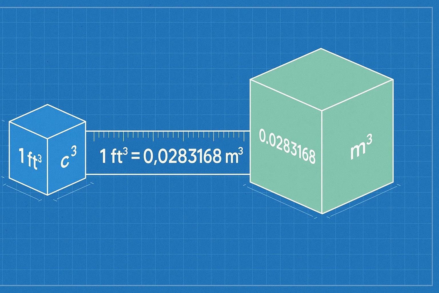 立方フィートから立方ヤード変換ツール