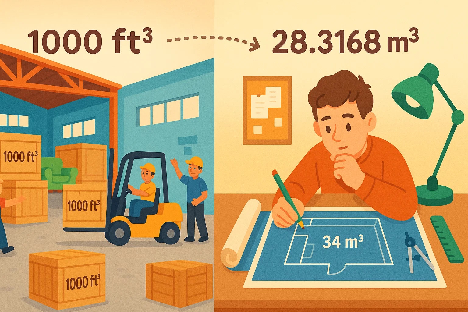 立方フィートから立方ヤード変換ツール